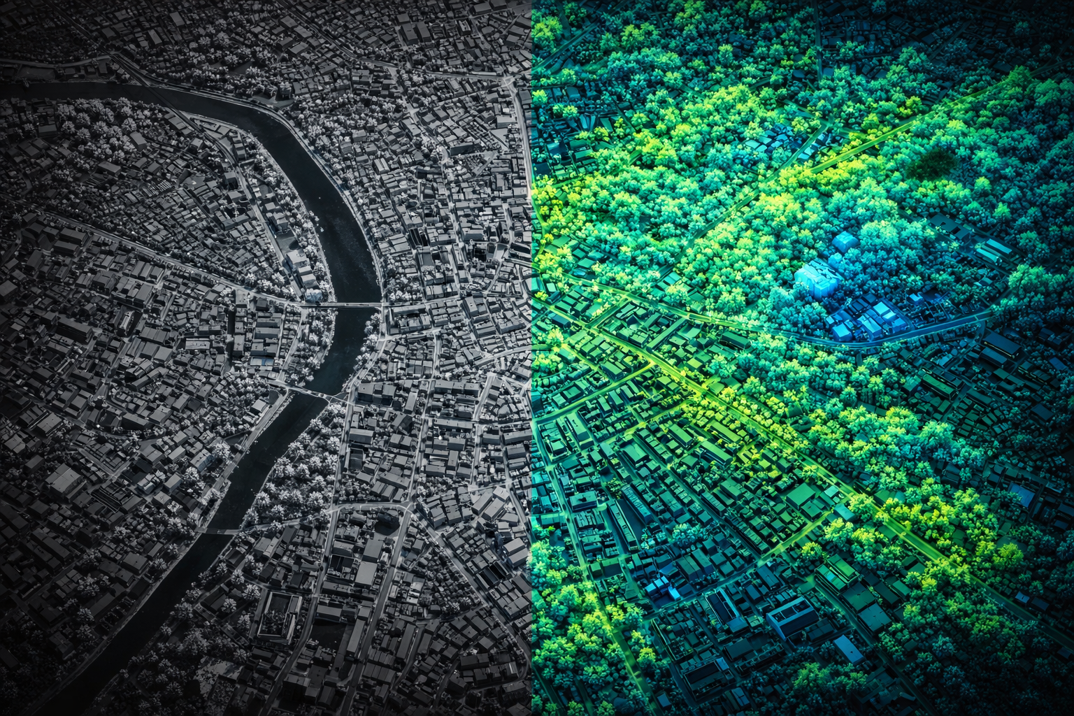 Détection de canopée urbaine par LiDAR HD